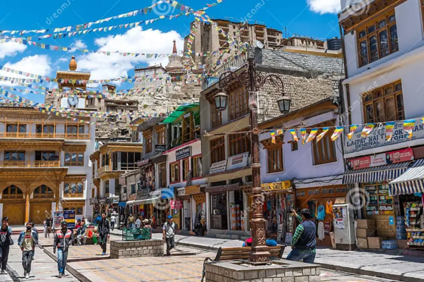 Leh Main Market