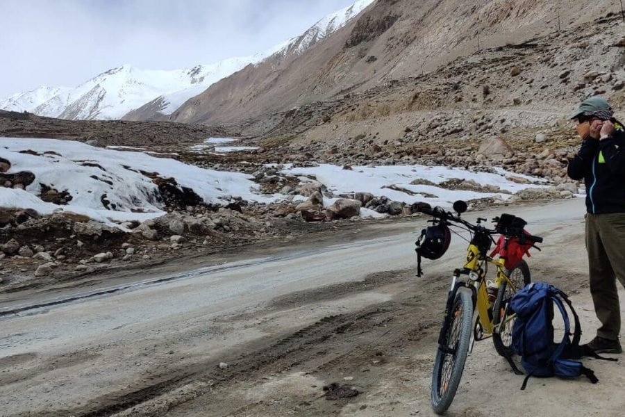 Leh to Khardung La Cycling (39 km)